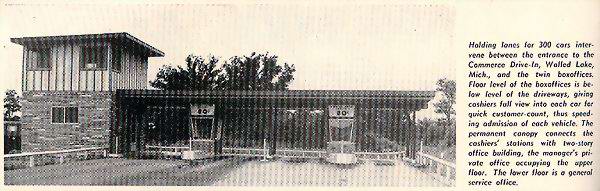 Commerce Drive-In Theatre - Commerce Ticket Booths 1957 (newer photo)